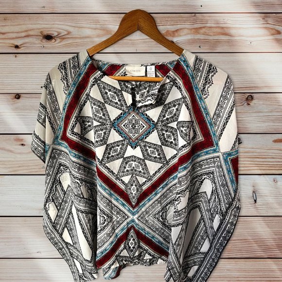 Chico's Scarf type blouse size 0 - Picture 1 of 5